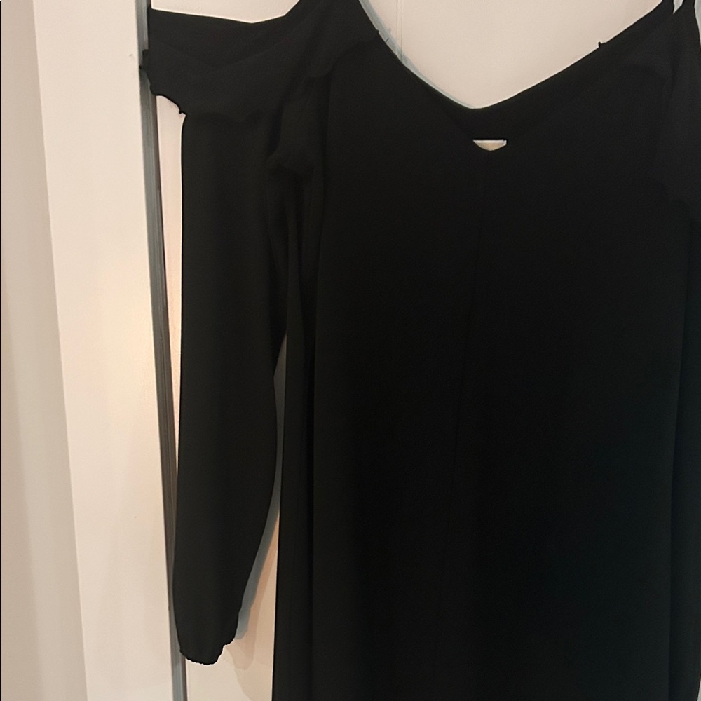 Michael Kors Black Cold Shoulder Blouse - Picture 3 of 3